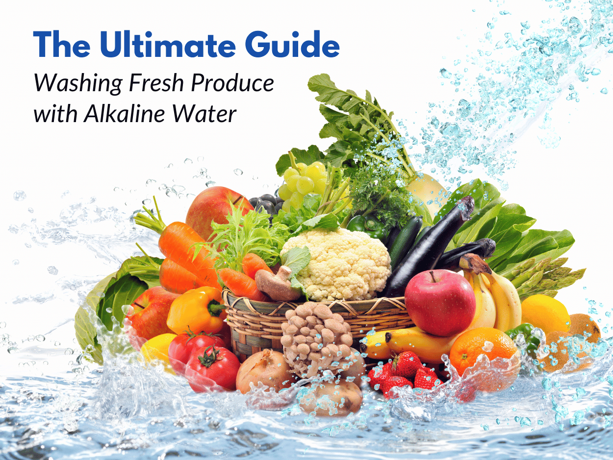 Washing Fresh Produce with Alkaline Water
