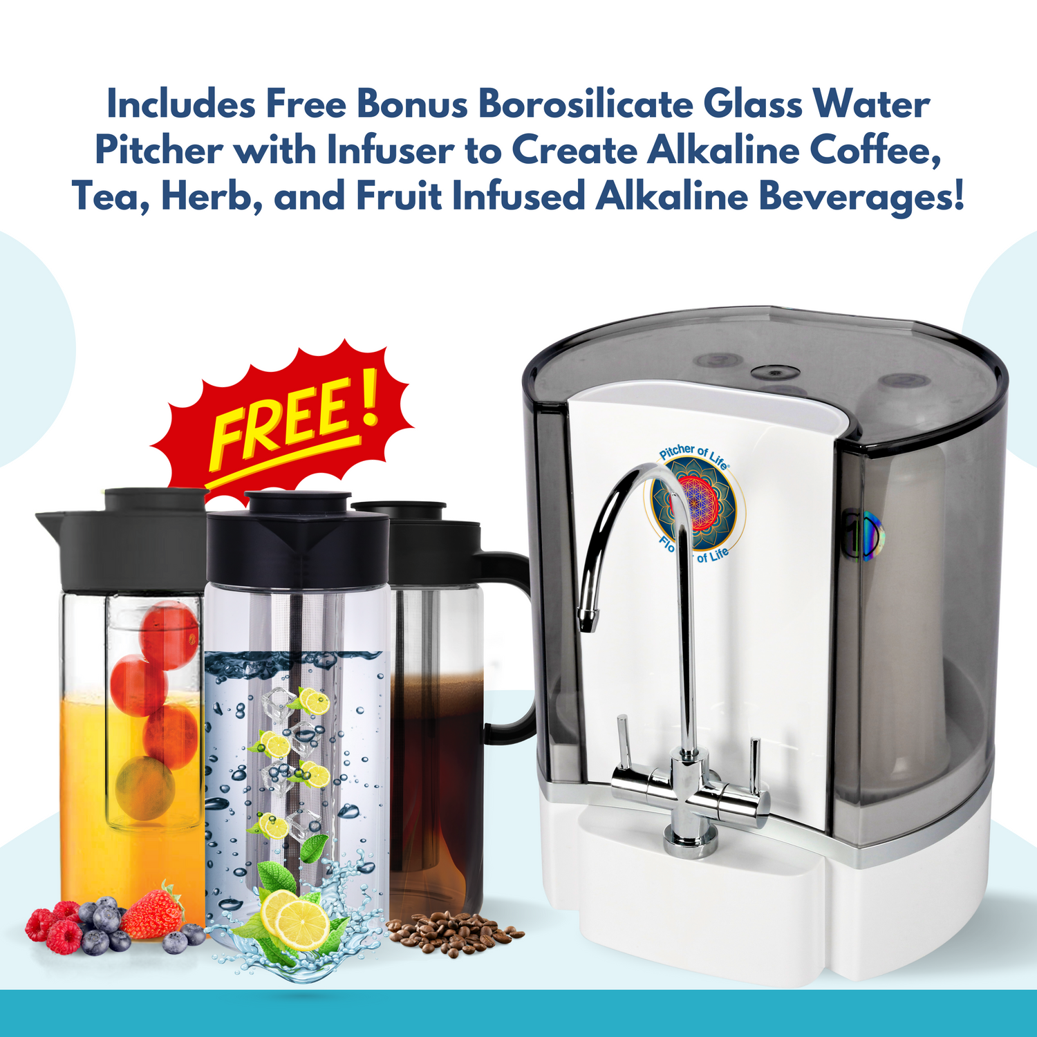 Hydrogen Alkaline Bio Energy Water System