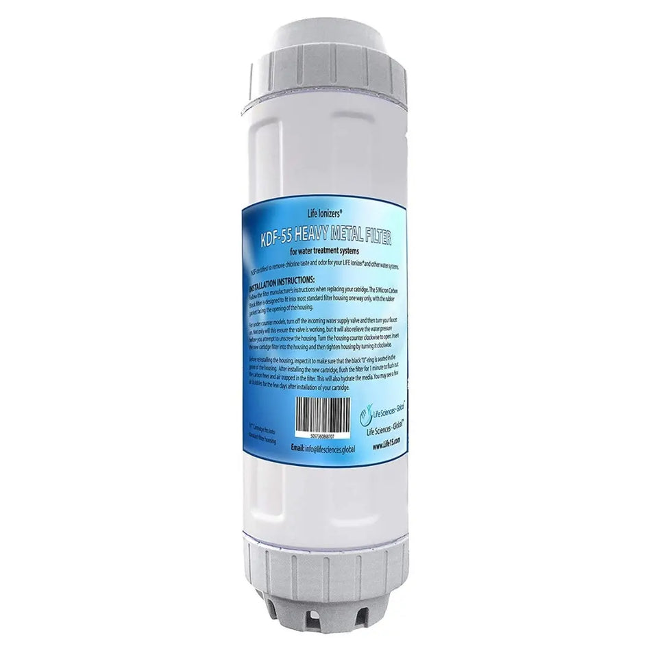 life ionizer KDF-55 heavy metal filter
