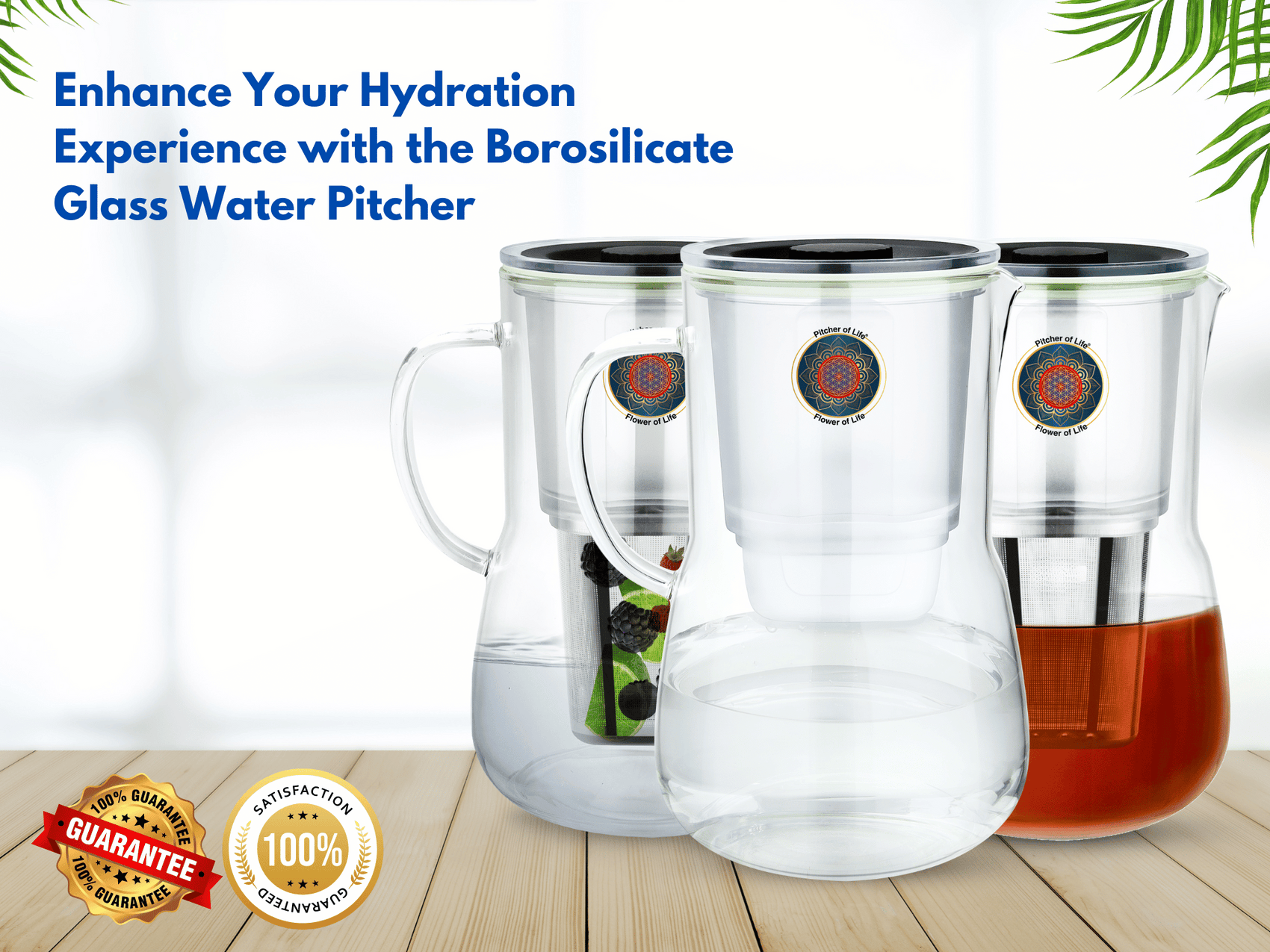 Hydration Experience with the Borosilicate Glass Water Pitcher