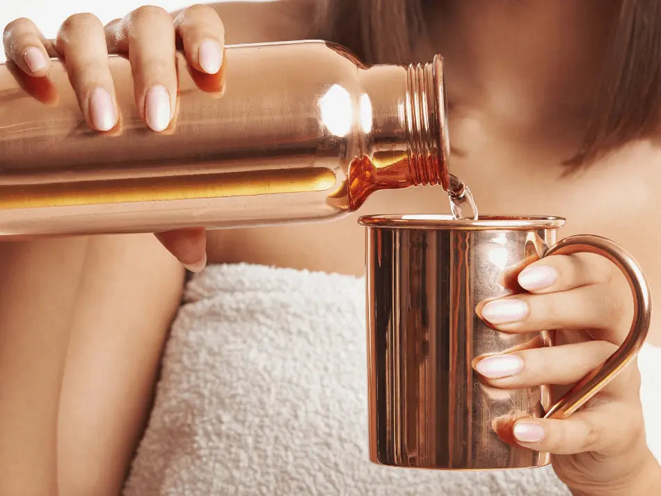 Copper water bottles for healthy drinking