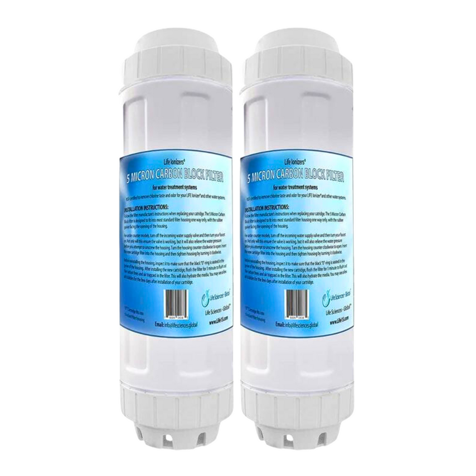 Pre-filter 5 micron carbon block 2 filters