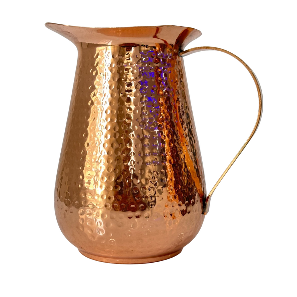 Pitcher of Life 1500mL Copper Pitcher - Pounded Design