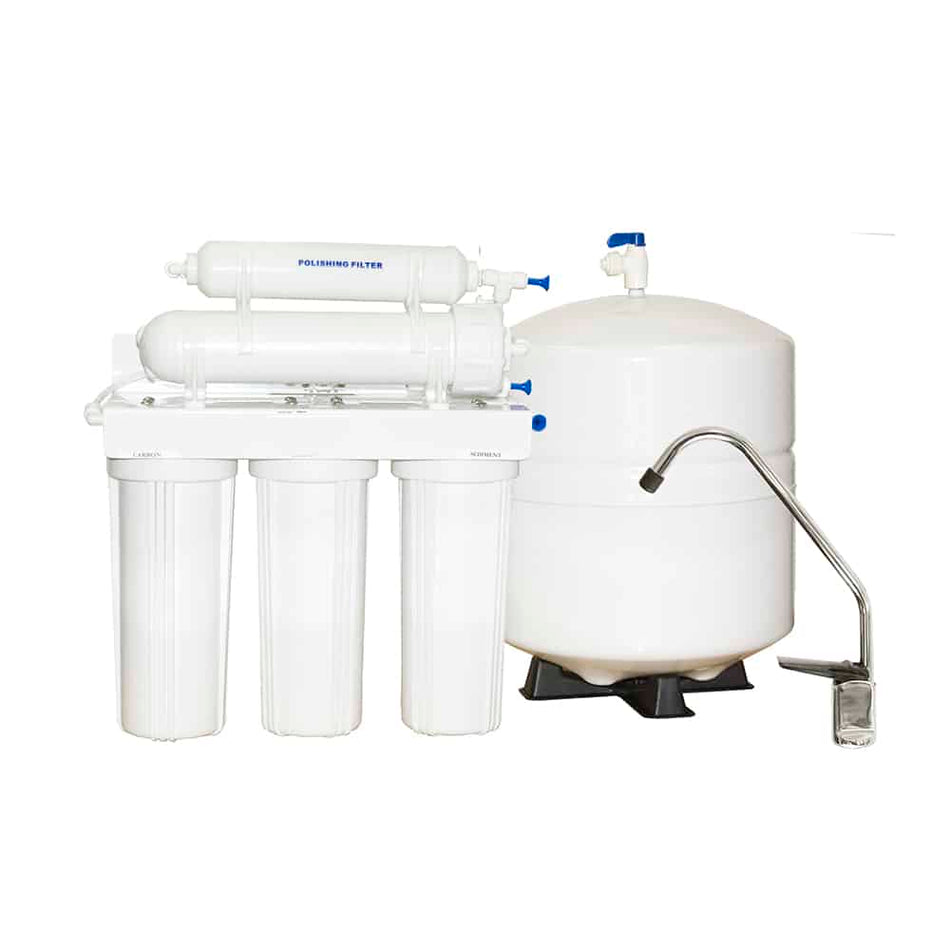 5 STAGE REVERSE OSMOSIS SYSTEM (5 filters without Coral Calcium)