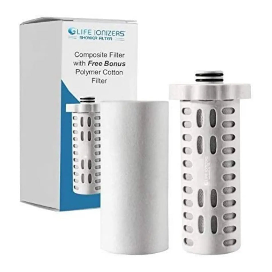 Shower Filter Replacement Composite Filter include Free Bonus PP Filter